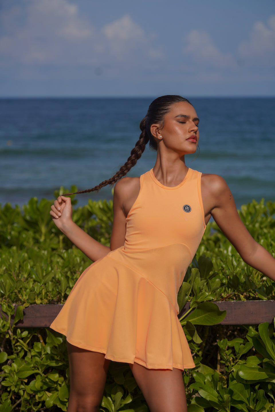 The Victory Dress - Orange Fresh