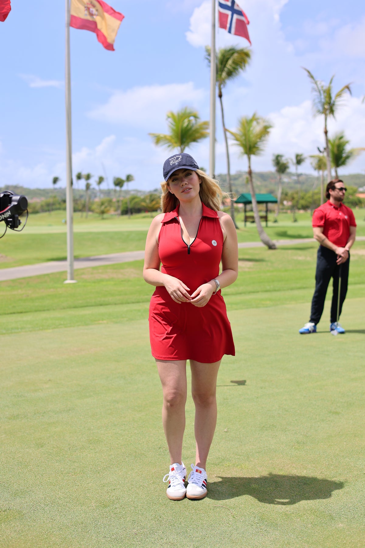 Tourney Golf Dress - Red