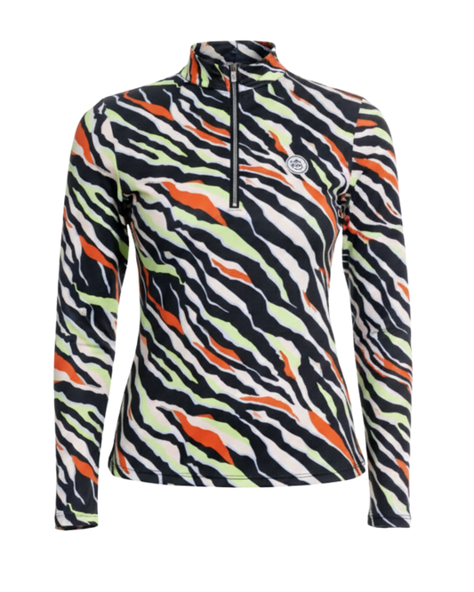 Nelly Performance Shirt - Electric Zebra