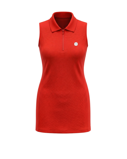 Tourney Golf Dress - Red
