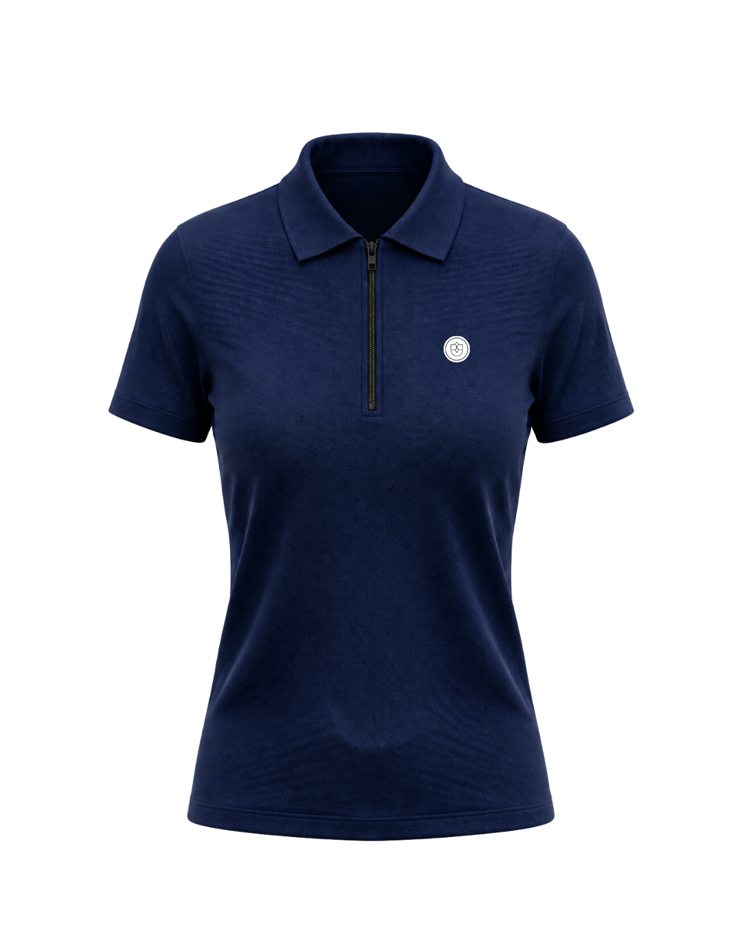 Womens Sleeved Polo - Navy